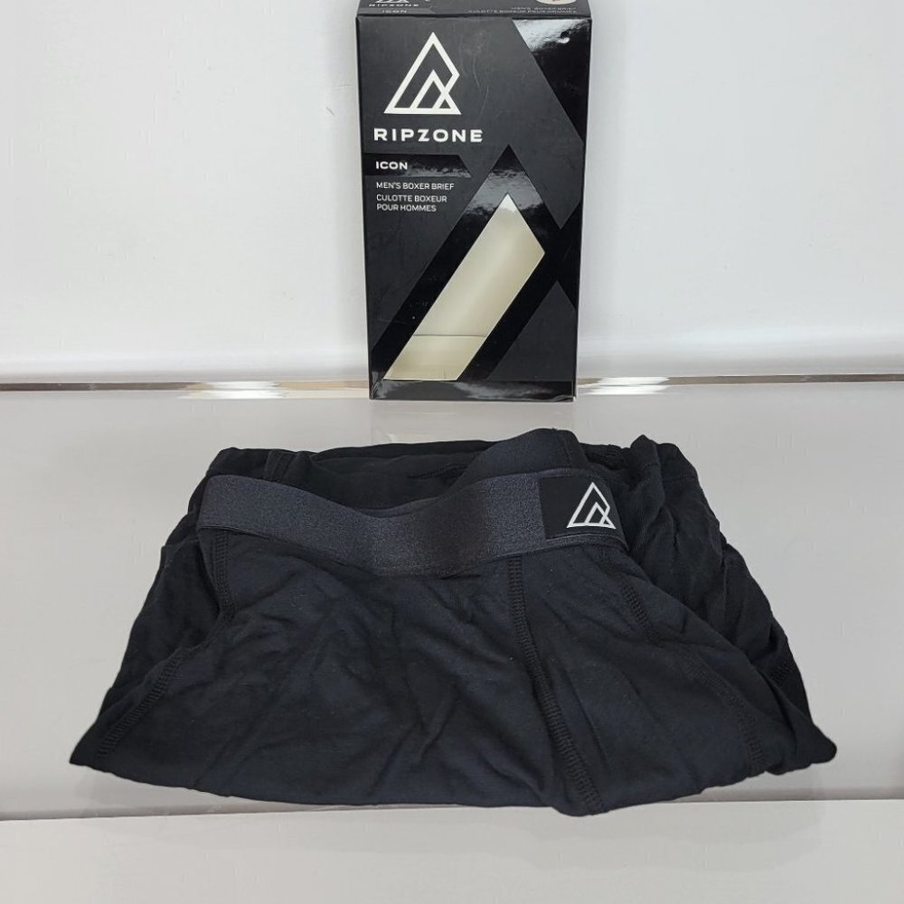 Ripzone Men's Icon Boxer Briefs  Black